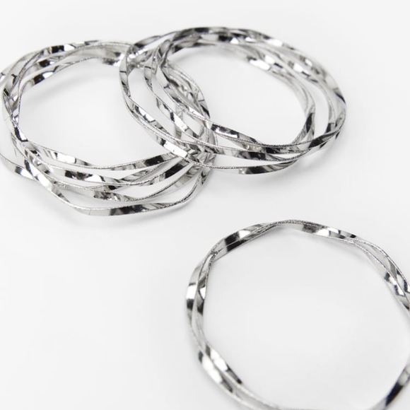 🥀 Zara metal bangles - Picture 3 of 5